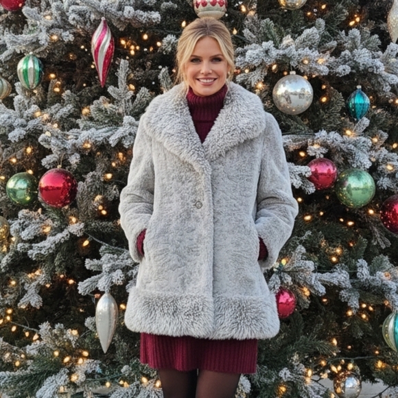 Sterling Stall Jackets & Blazers - Sterling Stall Vintage Teddy Coat